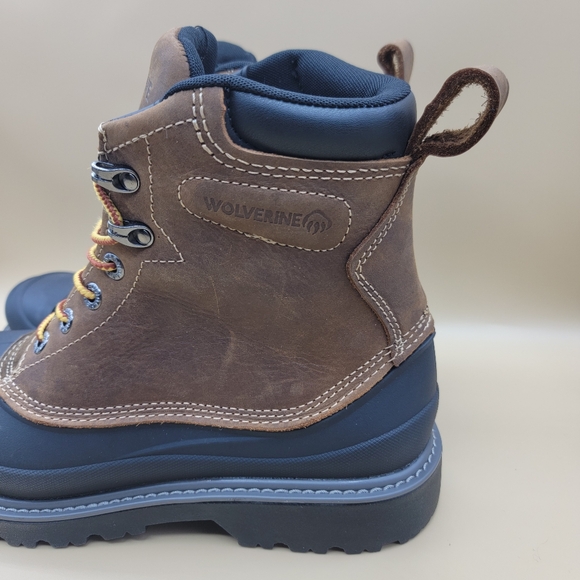 Wolverine Floorhand Steel Toe Swamp Boots Men's Size 9.5 M Brown Black Work Boot - Picture 2 of 13